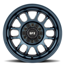 Load image into Gallery viewer, T28 890-6009-18 BL - G-FX Series TR28 18X9 6X135 / 6X139.7 ET 18mm Metallic Blue - G-FX Series Wheels Canada