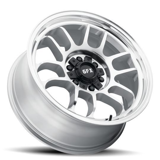 T28 785-6139-N6 SMF - G-FX Series TR28 17X8.50 6X139.7 ET -6mm Silver Full Machined Face & Lip - G-FX Series Wheels Canada