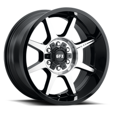 Load image into Gallery viewer, T31 290-6009-18 GBMF - G-FX Series TR31 20X9 6X135 / 6X139.7 ET 18mm Gloss Black Machined Face - G-FX Series Wheels Canada