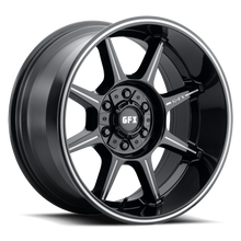 Load image into Gallery viewer, T31 890-8170-18 GBM - G-FX Series TR31 18X9 8X170 ET 18mm Gloss Black Milled - G-FX Series Wheels Canada