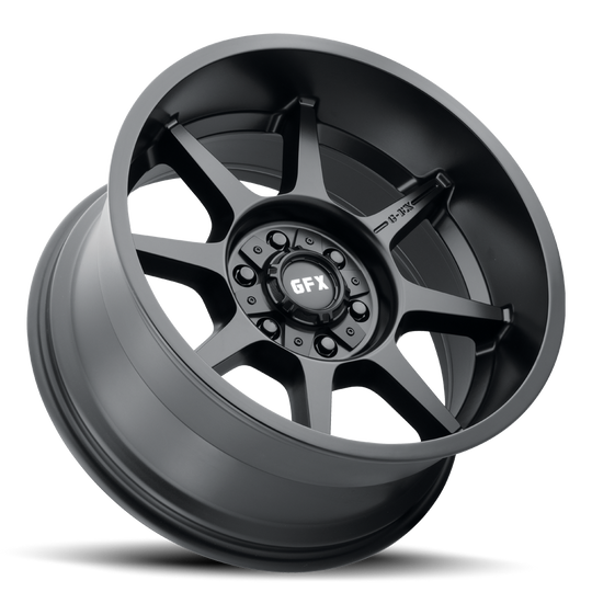 T31 210-8170N19 MB - G-FX Series TR31 20X10 8X170 ET -19mm Matte Black - G-FX Series Wheels Canada