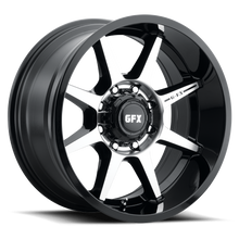 Load image into Gallery viewer, T31 890-8170-18 GBMF - G-FX Series TR31 18X9 8X170 ET 18mm Gloss Black Machined Face - G-FX Series Wheels Canada