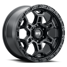 Load image into Gallery viewer, T33 790-6135-20 MB - G-FX Series TR33 17X9 6X135 ET 20mm Matte Black - G-FX Series Wheels Canada