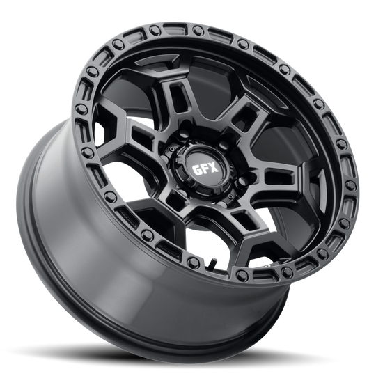 T33 890-6135-20 MB - G-FX Series TR33 18X9 6X135 ET 20mm Matte Black - G-FX Series Wheels Canada