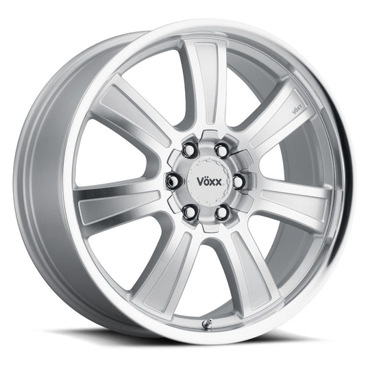 TUR 785-6003-39 SMF - Voxx Turin 17X8.5 6X132 / 6X139.7 39mm Silver Mirror Machined Face And Lip - Voxx Wheels Canada