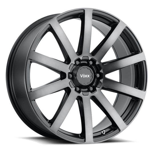 VEN 775-5008-40 GBT - Voxx Road Wheels Vento 17X7.50 5X108 / 5X114.3 ET 40mm Gloss Black Dark Tint - Voxx Road Wheels Wheels Canada