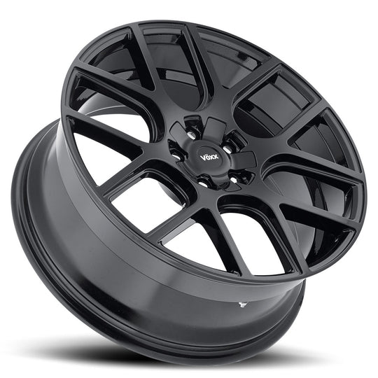 LAG 880-5008-40 GB - Voxx Road Wheels Lago 18X8 5X108 / 5X114.3 ET 40mm Gloss Black - Voxx Road Wheels Wheels Canada