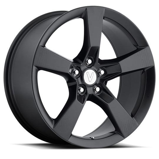 CAM 290-5120-35 MTB - Voxx Replica Camaro 20X9 5X120 ET 35mm Matte Black - Voxx Replica Wheels Canada