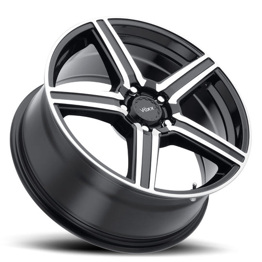 COM 775-5002-40 GB - Voxx Road Wheels Como 17X7.50 5X110 / 5X115 ET 40mm Gloss Black - Voxx Road Wheels Wheels Canada