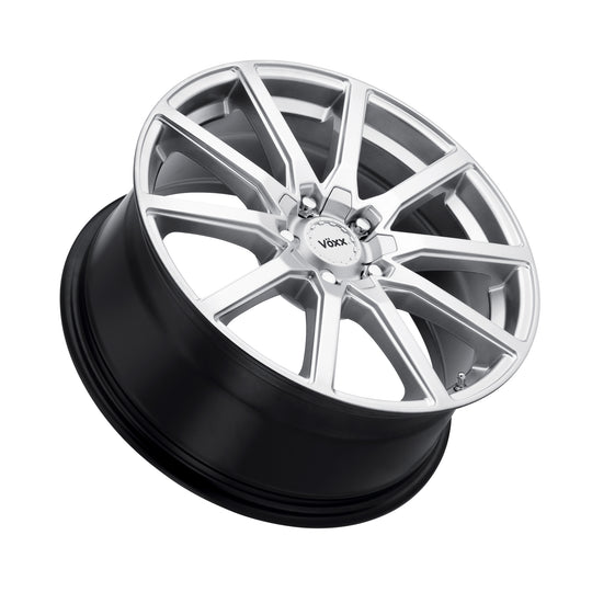 EST 670-5005-40 S - Voxx Road Wheels Este 16X7 5X98 / 5X105 ET 40mm Bright Silver - Voxx Road Wheels Wheels Canada