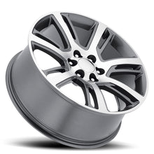 Charger l'image dans la galerie, ESV 229-6139-31 GMF - Voxx Replica Escalade Platinum 22X9 6X139.7 ET 31mm Gun Metal Machined Face - Voxx Replica Wheels Canada