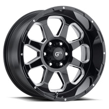 Charger l'image dans la galerie, T10 290-6140-12 GBM - G-FX TR-10 20X9 6X139.7 12mm Gloss Black Milled - G-FX Wheels Canada