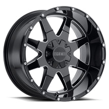 Load image into Gallery viewer, T12 790-6009-12 GBM - G-FX Series TR12 17X9 6X135 / 6X139.7 ET 12mm Gloss Black Milled - G-FX Series Wheels Canada