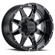 Load image into Gallery viewer, T12 790-6009-00 GBM - G-FX TR-12 17X9 6X135 / 6X139.7 0mm Gloss Black Milled - G-FX Wheels Canada