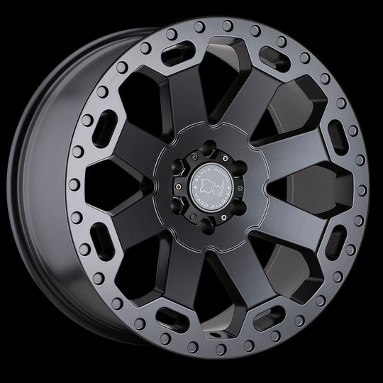 1780WAR305127G71 - Black Rhino Warlord 17X8 5X127  30mm Matte Gunmetal - Black Rhino Wheels Canada
