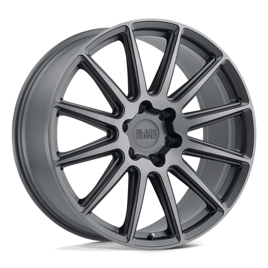 2210WAZ306135G87 - Black Rhino Waza 22X10 6X135  30mm Brushed Gunmetal - Black Rhino Wheels Canada