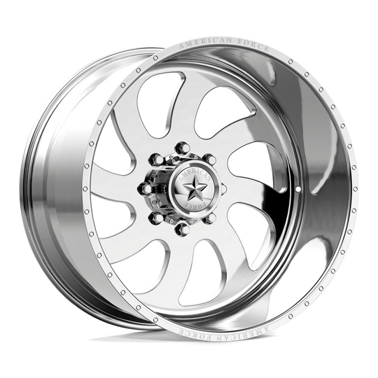 AFTG76RF25-1-21 - American Force AFW 76 Blade SS 22X10 8X170 -25 mm Polished - American Force Wheels Canada