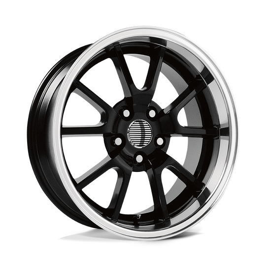 118B-896530 - Performance Replicas PR118 18X9 5X114.3  30mm Gloss Black/Machined Lip - Performance Replicas Wheels Canada