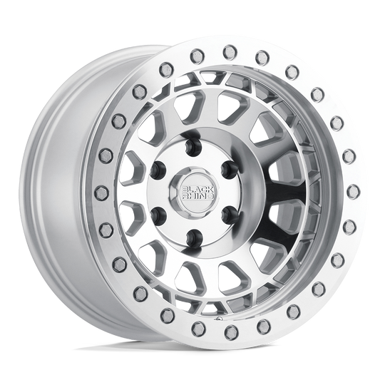 1790PRM128180S25 - Black Rhino Primm 17X9 8X180 ET 12mm Silver With Mir Face And Lip Edge - Black Rhino Wheels Canada