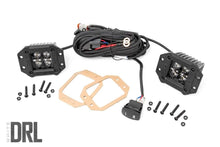 Load image into Gallery viewer, 70803BLKDRL Black Series LED Light Pair - 2 Inch - Flush Mount - White DRL Rough Country Canada