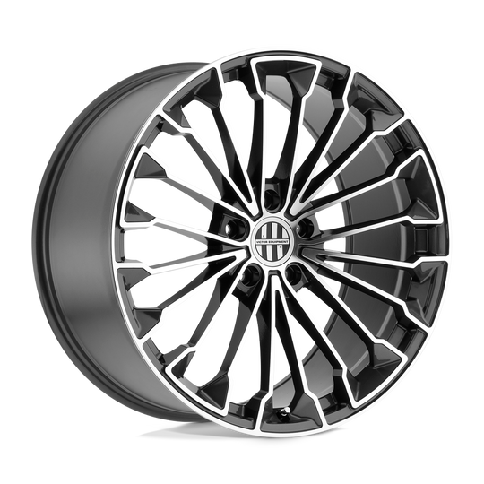 2190VIW475130G71 - Victor Equipment Wurttemburg 21X9 5X130  47mm Gunmetal W/ Mirror Cut Face - Victor Equipment Wheels Canada