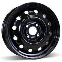 Charger l'image dans la galerie, x41441 - RSSW Steel Wheel 14X5.5 4X100 ET 44.5MM Bore 60.1MM Black Steel Rim - RSSW Wheels Canada