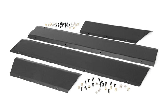 10582 Lower Door Armor - 4 Door - Jeep Cherokee XJ 2WD/4WD (1984-2001) Rough Country Canada