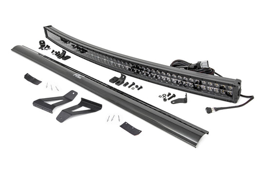 70074 LED Light - Windshield Mnt - 50" BLK Dual Row - White DRL - Jeep Cherokee XJ (84-01) Rough Country Canada