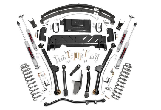 67222 6.5 Inch Lift Kit - Long Arm - NP231 - Jeep Cherokee XJ 4WD (84-01) Rough Country Canada