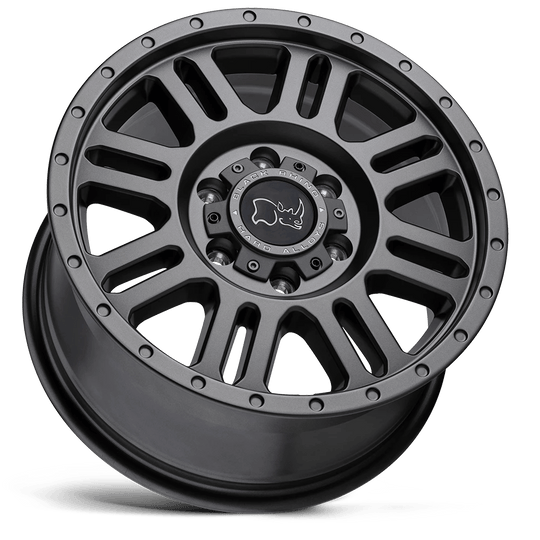 1880YWN485130G78 - Black Rhino Yellowstone 18X8 5X130  48mm Matte Gunmetal - Black Rhino Wheels Canada