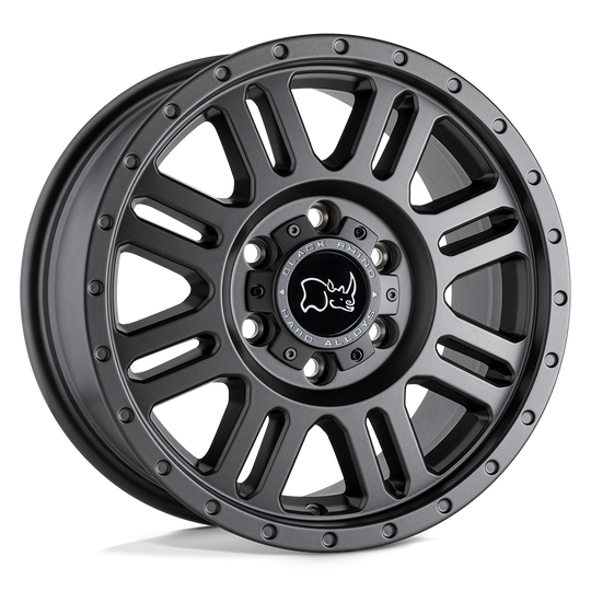 1880YWN485160G65 - Black Rhino Yellowstone 18X8 5X160  48mm Matte Gunmetal - Black Rhino Wheels Canada