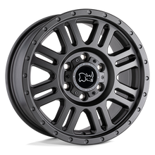 Charger l'image dans la galerie, 1680YWN386130G84 - Black Rhino Yellowstone 16X8 6X130  38mm Matte Gunmetal - Black Rhino Wheels Canada