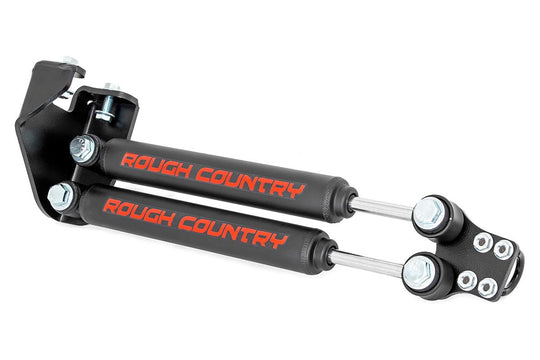 87307 Dual Steering Stabilizer - 4-6.5 Inch Lift - Jeep Wrangler YJ (87-95) Rough Country Canada