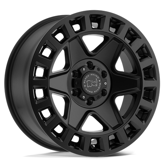 1790YRK126135M87 - Black Rhino York 17X9 6X135  12mm Matte Black - Black Rhino Wheels Canada