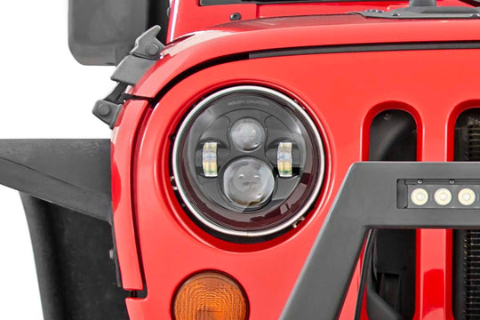 RCH5000 7 Inch Headlight - Pair - Jeep Wrangler JK (07-18)/Wrangler TJ (97-06) Rough Country Canada