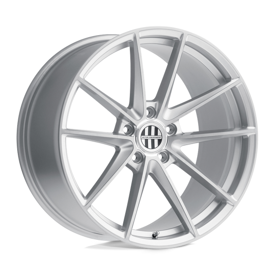 2011VZF555130S71 - Victor Equipment Zuffen 20X11 5X130  55mm Silver W/ Brushed Face - Victor Equipment Wheels Canada