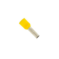11212-16 Multi-Purpose Ferrule Pico 10 AWG 12MM Ferrule Connectors - YELLOW Bag Of 100 pcs Pico Wiring