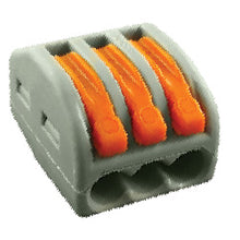 Load image into Gallery viewer, 1633-36 Multi-Purpose Wire Connector Pico 3 Conductor Lever-Nut™ Wire Connectors 100 pcs Pico Wiring