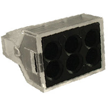 Load image into Gallery viewer, 1636-C Multi-Purpose Wire Connector Pico 6 Conductor Wall-Nut™ Push Wire Connectors 100 pcs Pico Wiring