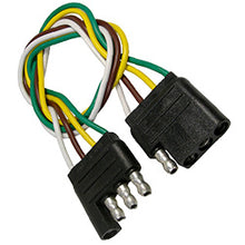 Load image into Gallery viewer, 1873-BP Trailer Wiring Harness Connector Pico 16 AWG 12" 4 Pin Trailer Connector Pico Wiring