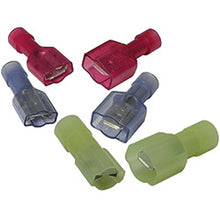 Load image into Gallery viewer, 1886-91 Electrical Terminals Assortment Pico .250 Nylon Fully Insulated Quick Connectors Combo Pack 6 pcs Pico Wiring