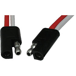 1890-11 Trailer Wiring Harness Connector Pico 12 AWG 12" 2 Pin Trailer Connector Pico Wiring