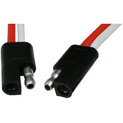 1891-11 Trailer Wiring Harness Connector Pico 16 AWG 24" 2 Pin Trailer Connector Pico Wiring