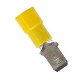 1956-CP Electrical Connectors Pico 12-10 AWG .250 Vinyl Male Quick Connectors 100 pcs Pico Wiring