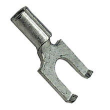 Load image into Gallery viewer, 2334-16 Spade Terminal Pico 22-18 AWG #8 Non-Insulated Flanged Spade Connectors 100 pcs Pico Wiring