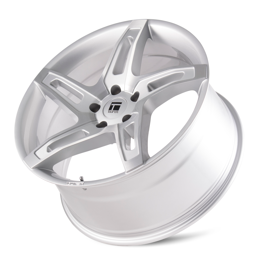3504-2145SB40 - Touren TF04 20X10 5X112 40mm Brushed Silver - Touren Wheels Canada