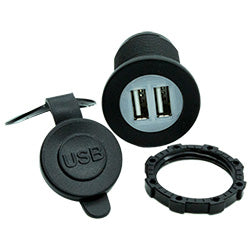 3931-34 Power Outlet Pico 2.1A 12-24V DC Dual USB Socket 10 pcs Pico Wiring