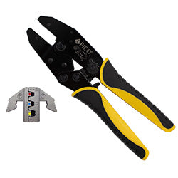405-91 Crimping Tool Pico 8.7" Ratchet Crimp Tool Body & Open Barrel Die 1 SET pcs Pico Wiring