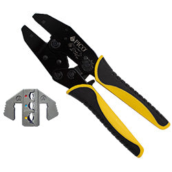 407-91 Crimping Tool Pico 8.7" Ratchet Crimp Tool Body & Insulated Connectors Die 1 SET pcs Pico Wiring