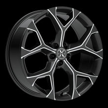 Load image into Gallery viewer, X0588551235GBML - Xcess X05 5 Flake 18X8.5 5X112 35mm Gloss Black Milled - Xcess Wheels Canada